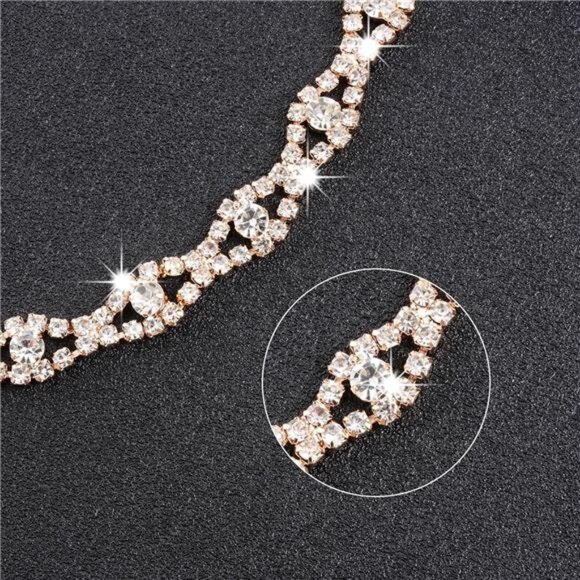 Flapper Feather Headband Roaring 20s Black Gold - Picture 6 of 8